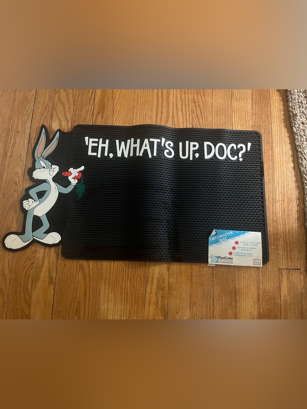 NWT vintage bugs bunny door mat